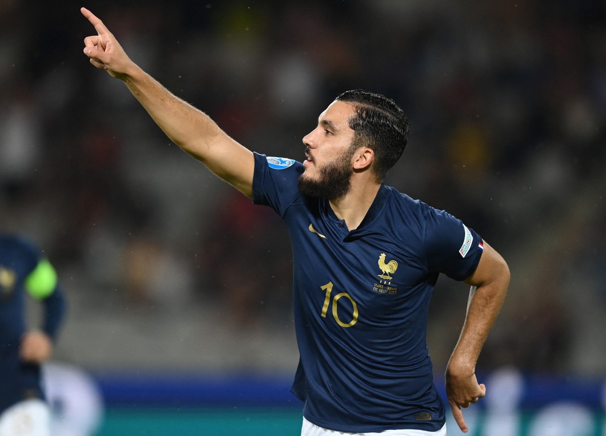 France U21s Rayan Cherki France U21s Rayan Cherki