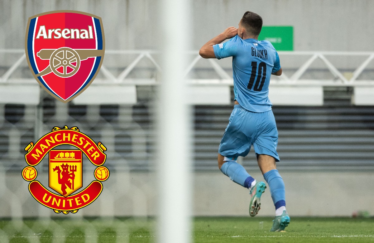 Oscar Gloukh Arsenal Man Utd