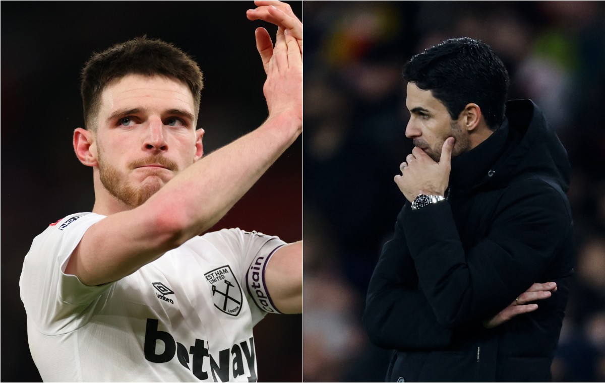Declan Rice Mikel Arteta