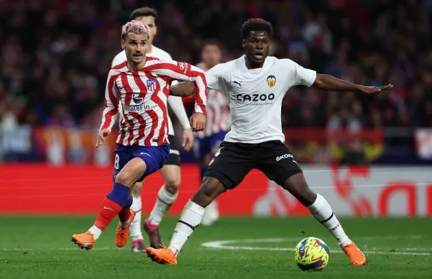 atletico madrid vs valencia la liga griezmann musah