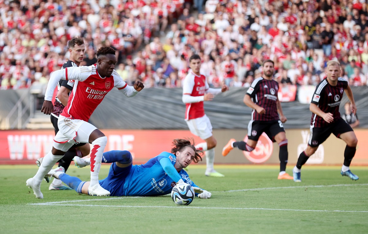 balogun arsenal friendly game