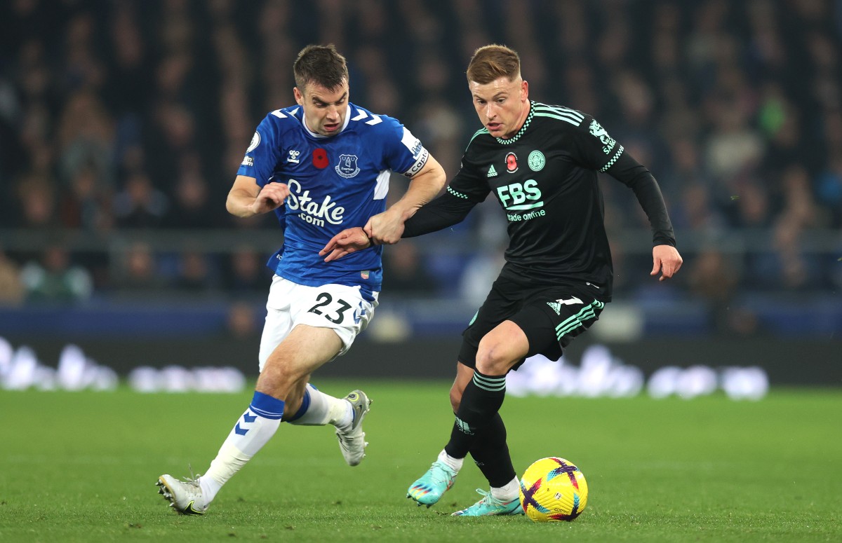 everton vs leicester premier league harvey barnes