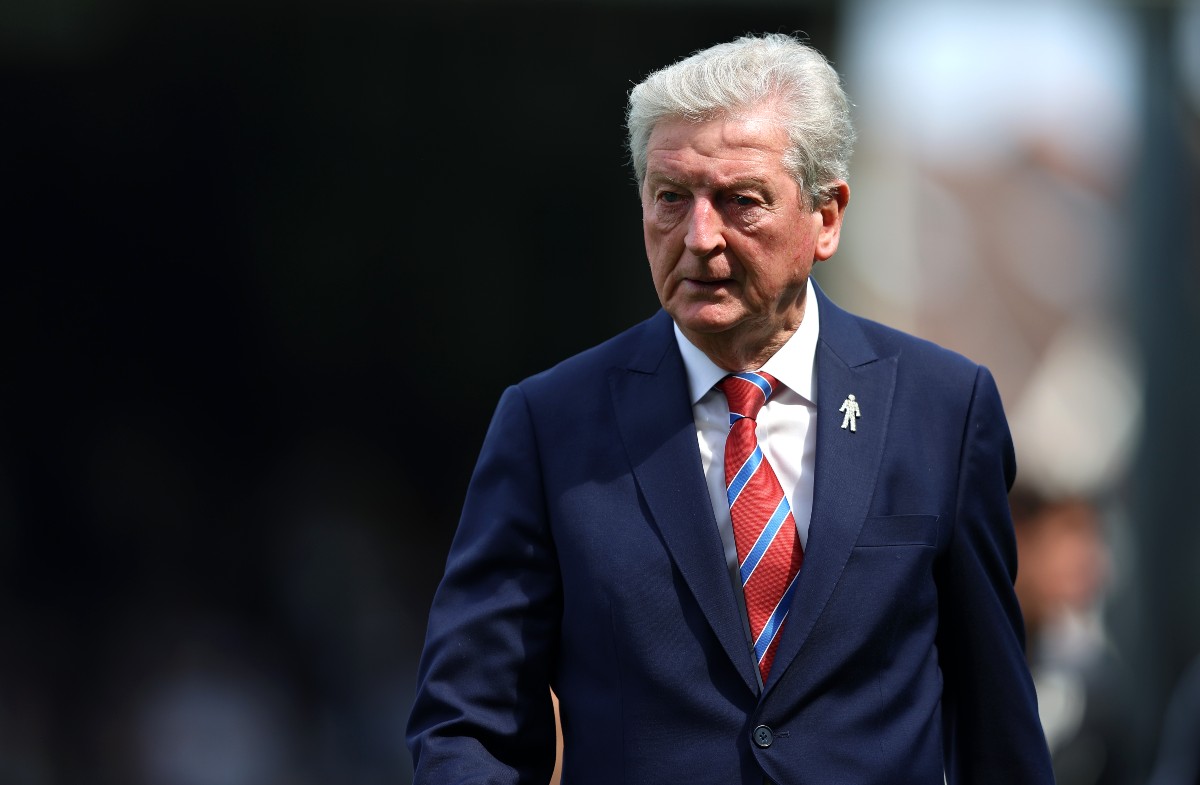 Roy Hodgson on the touchline.
