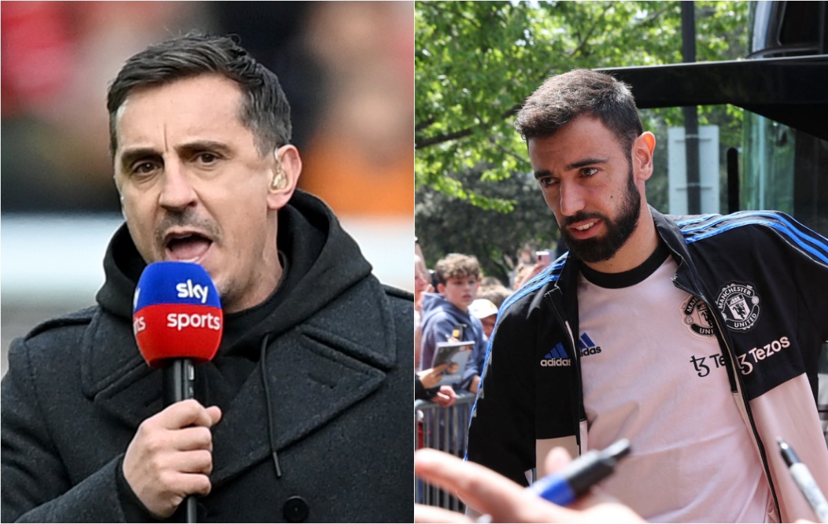gary neville bruno fernandes