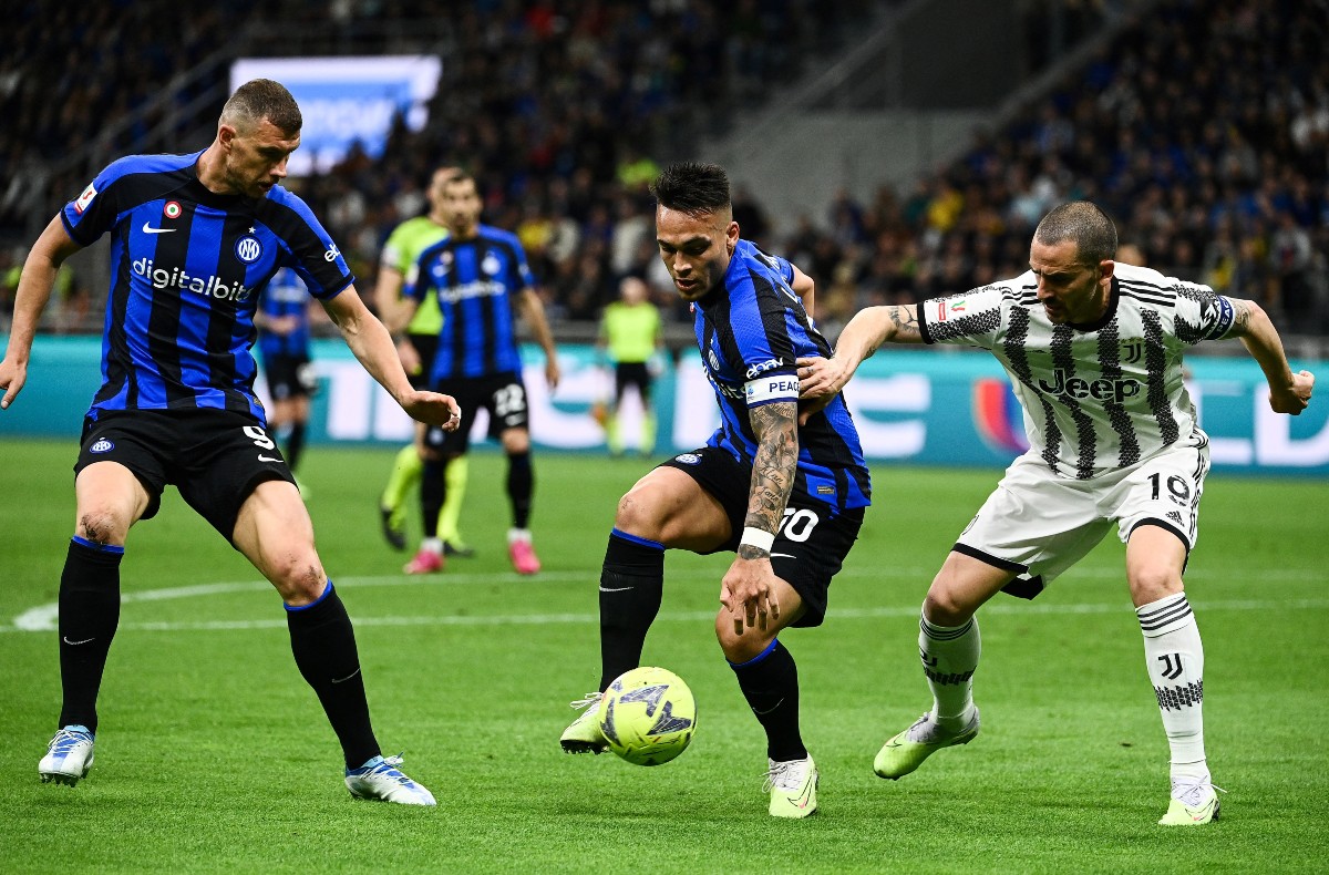 inter milan juventus leonardo bonucci edin dzeko lautaro martinez