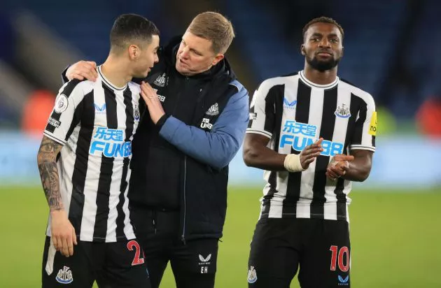 leicester newcastle howe saint-maximin