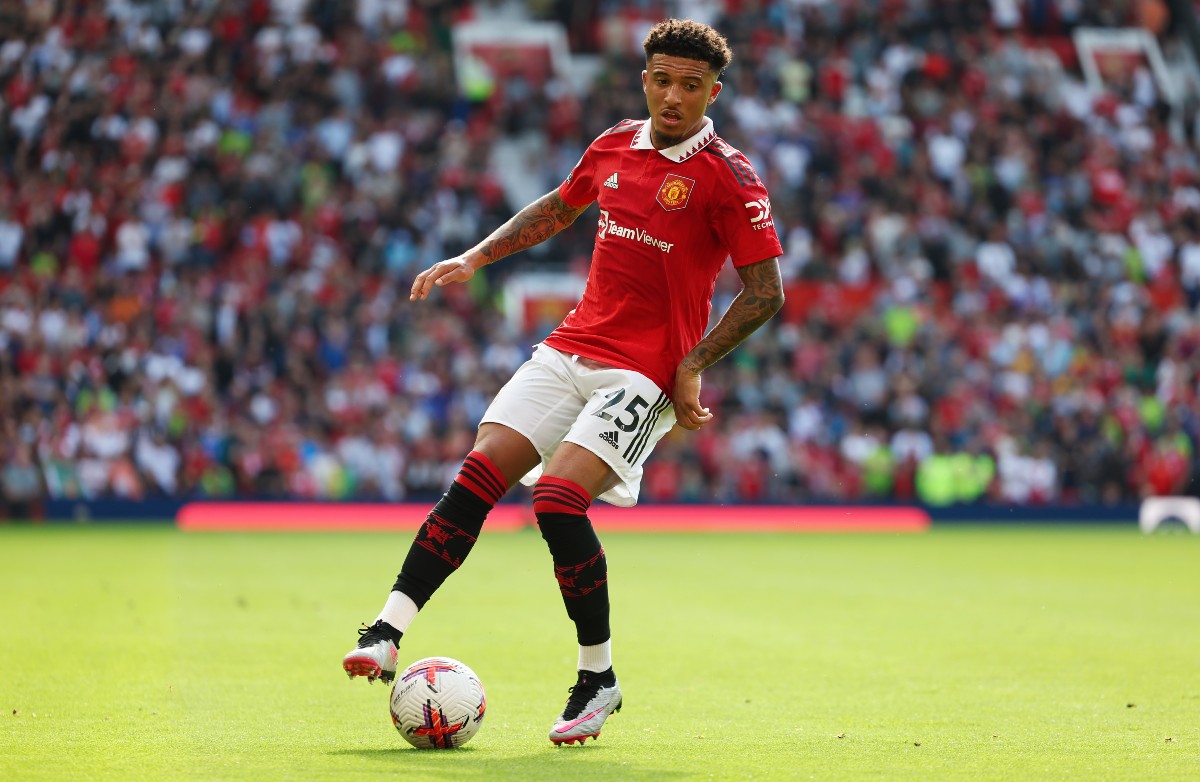 manchester united jadon sancho vs fulham