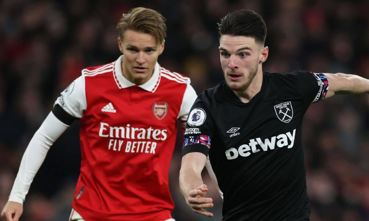 martin odegaard arsenal declan rice martin odegaard arsenal declan rice