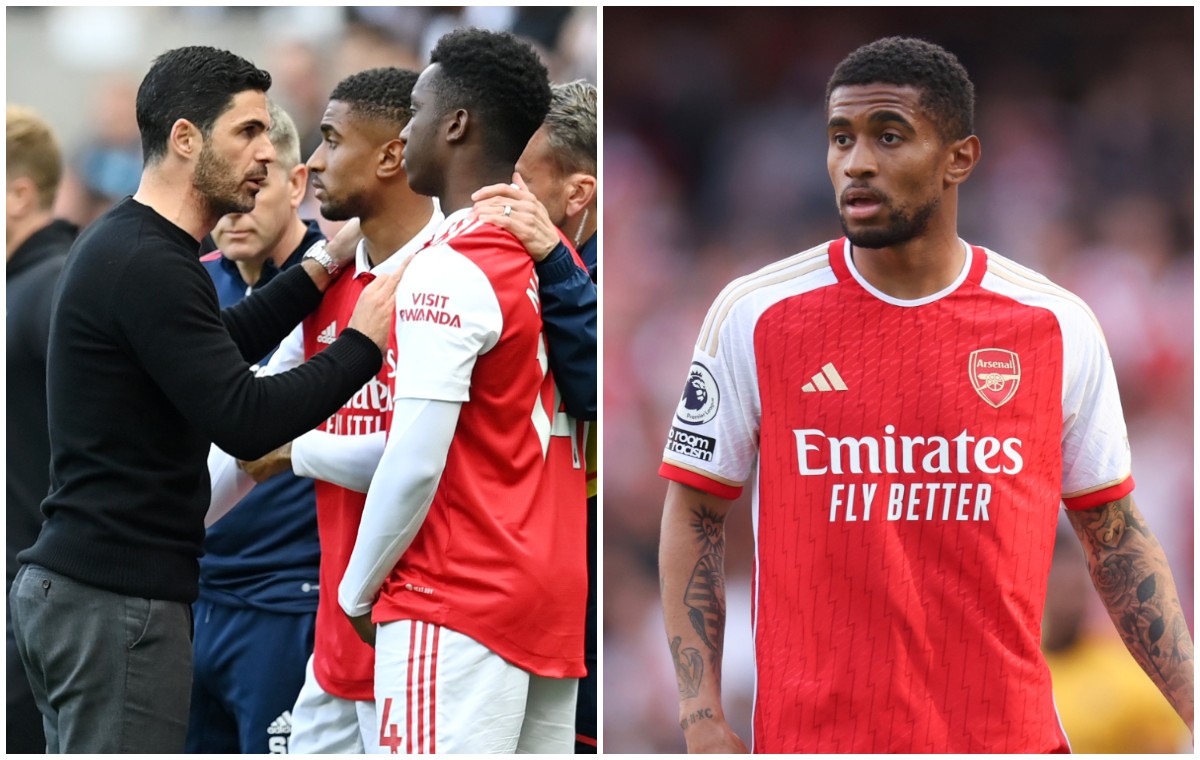 mikel arteta arsenal reiss nelson