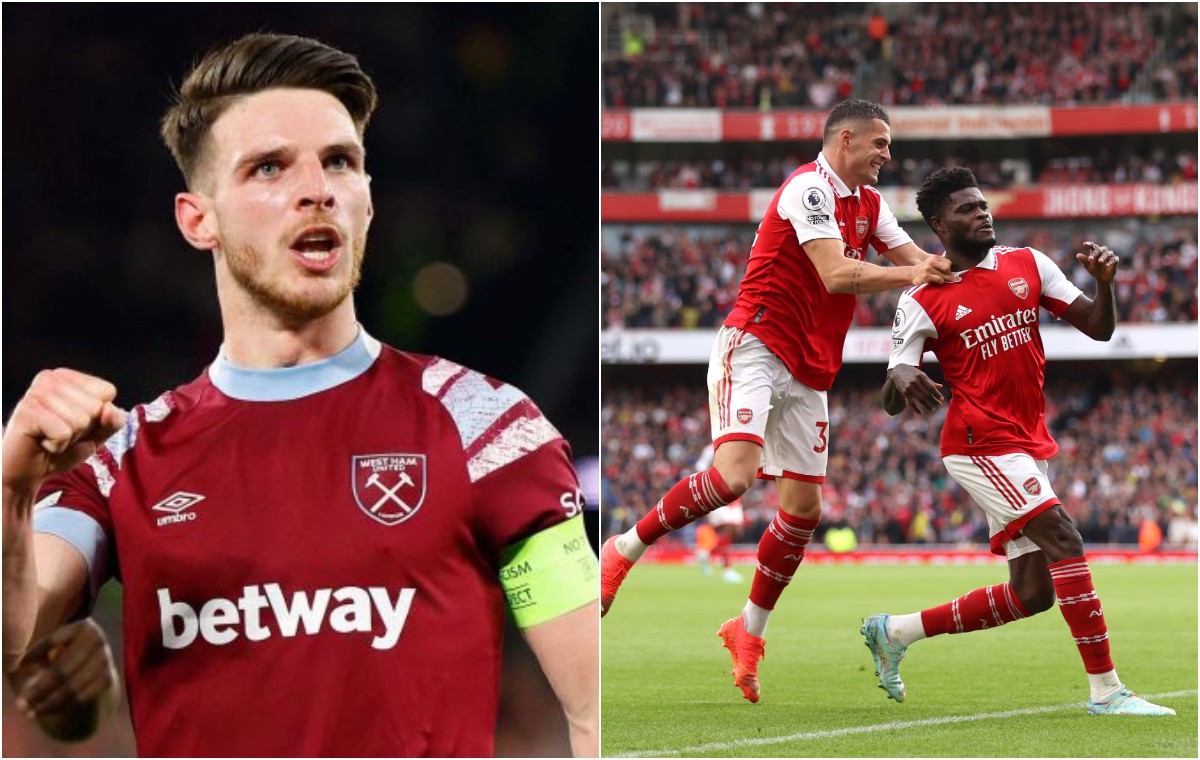 rice xhaka partey arsenal