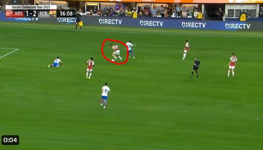 saliba sill vs barca