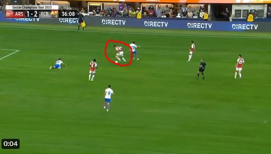 saliba sill vs barca