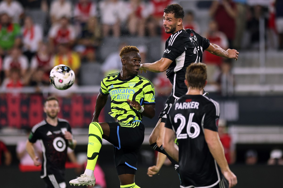 arsenal mls all stars folarin balogun