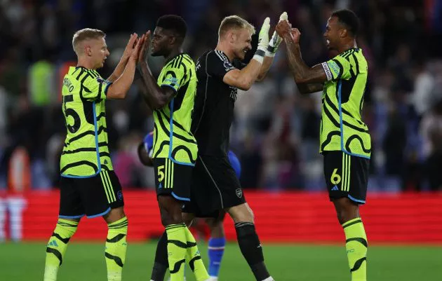 arsenal palace zinchenko partey ramsdale gabriel