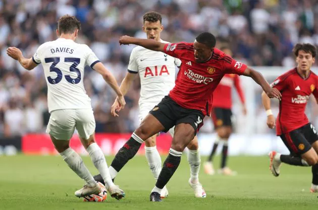 davies martial spurs man utd