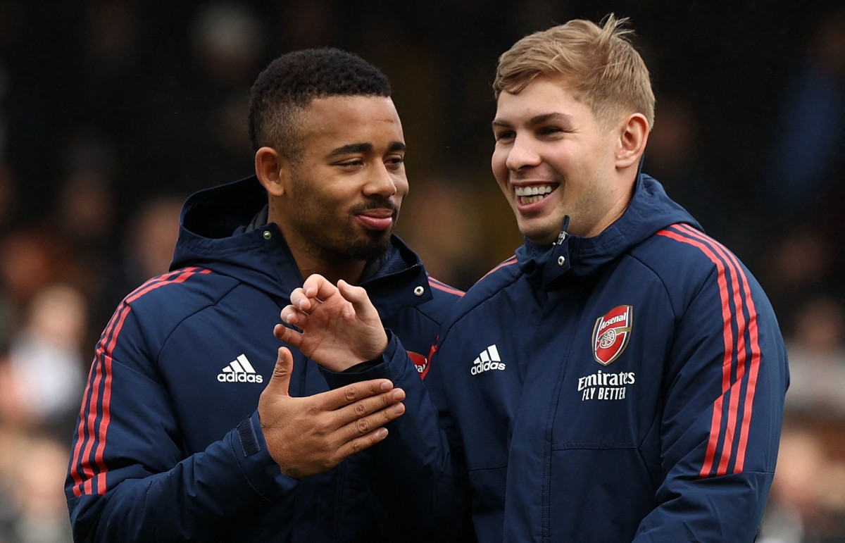 fulham arsenal jesus smith rowe