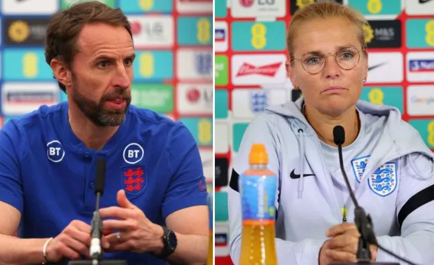 gareth southgate and sarina wiegman