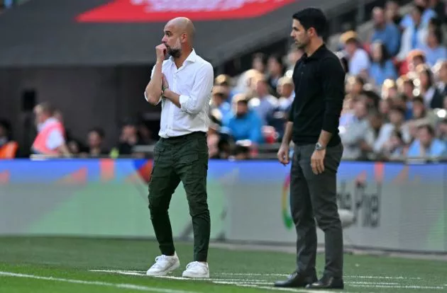 pep guardiola mikel arteta community shield