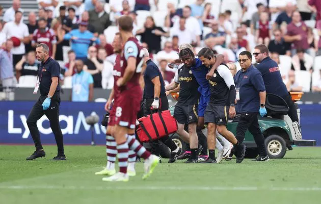 west ham 3-1 chelsea chukwuemeka injured