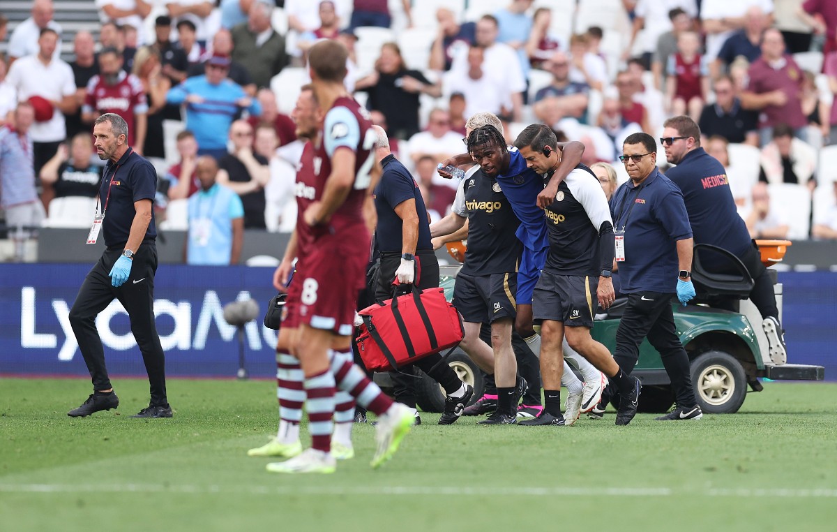 west ham 3-1 chelsea chukwuemeka injured