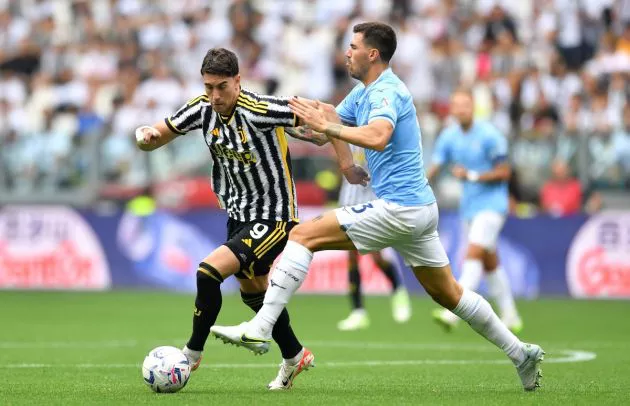 Juventus Lazio Dusan Vlahovic 23-24
