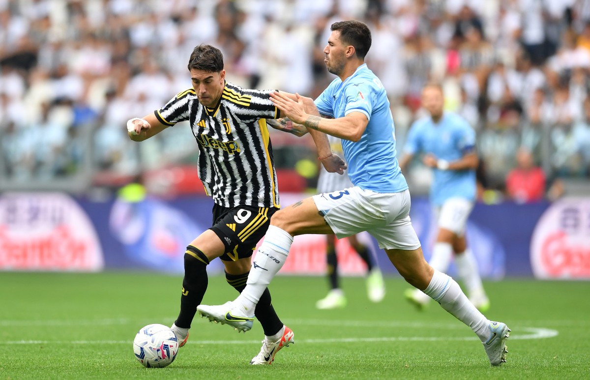 Juventus Lazio Dusan Vlahovic 23-24