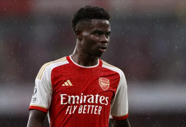 arsenal fulham 2023-24 bukayo saka