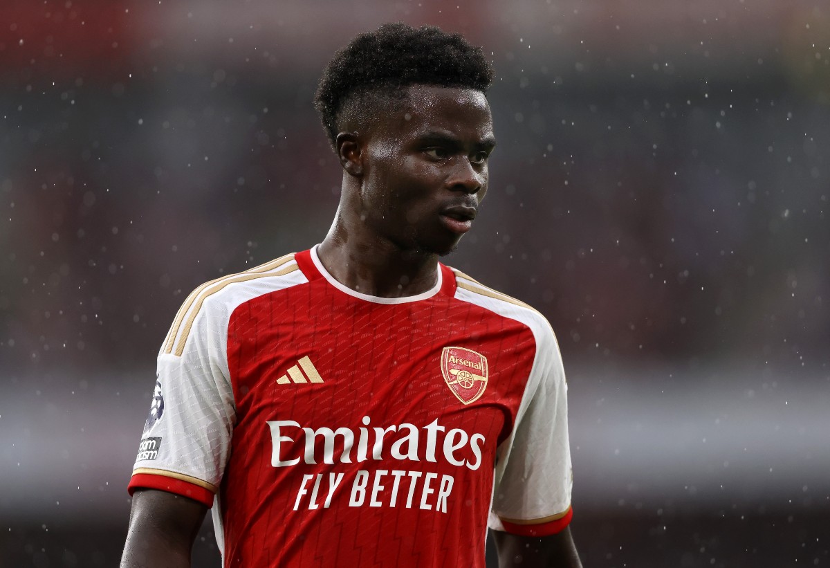 arsenal fulham 2023-24 bukayo saka arsenal fulham 2023-24 bukayo saka