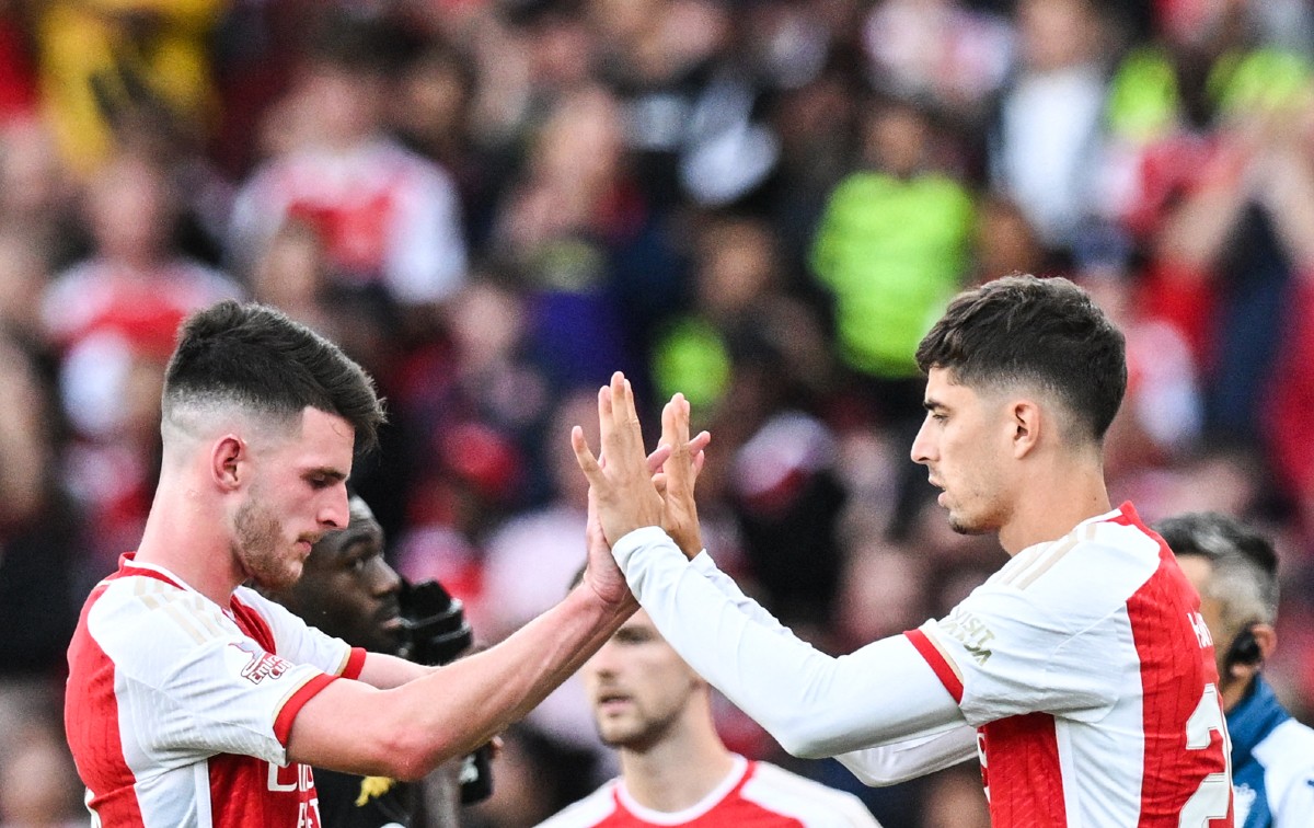 arsenal monaco declan rice kai havertz