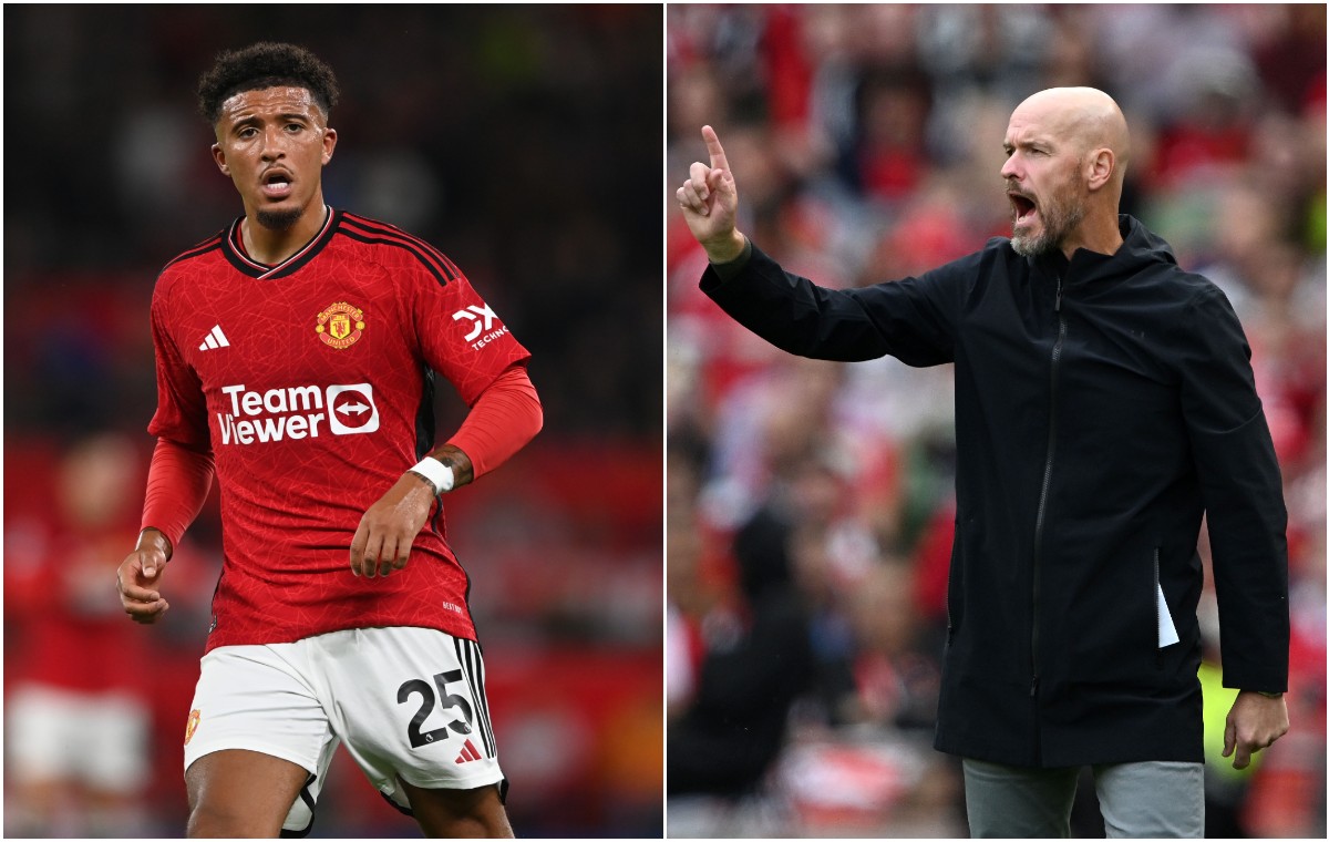 jadon sancho man utd erik ten hag