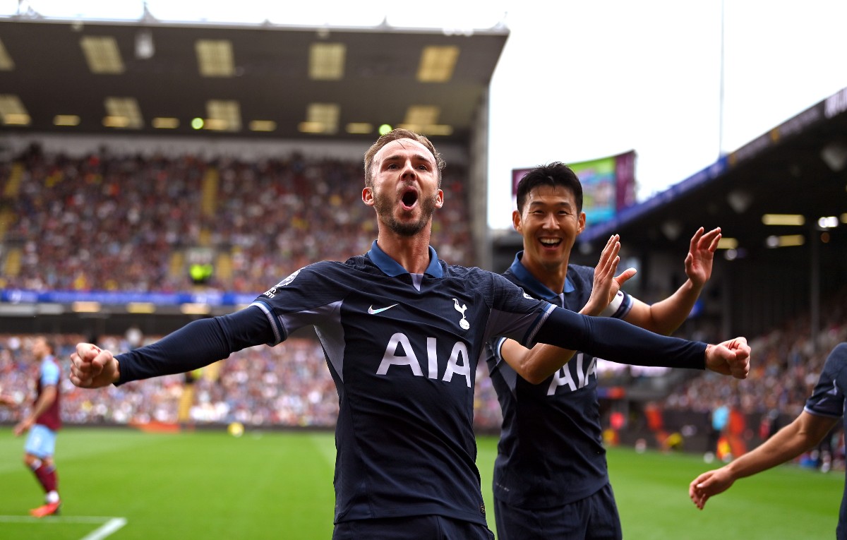 spurs burnley maddison son spurs burnley maddison son