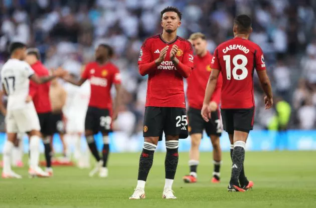 spurs man united sancho casemiro 2023-24