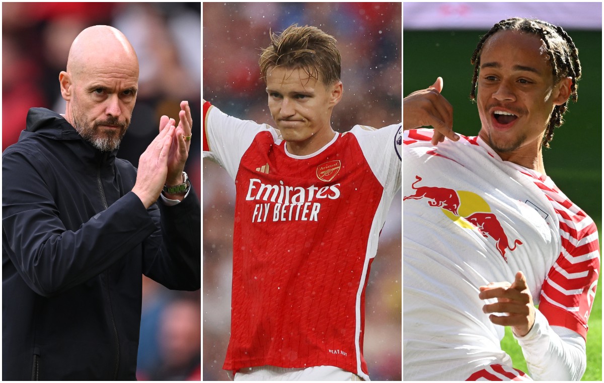 ten hag odegaard simons