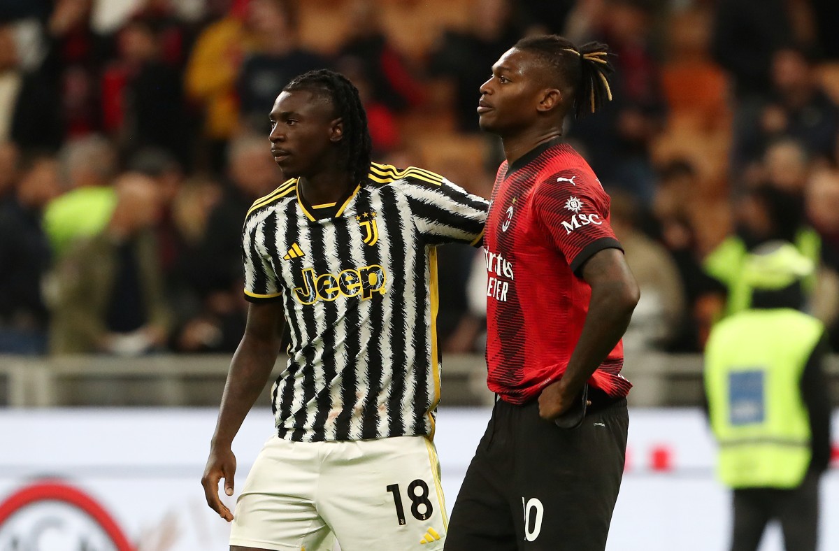 ac milan juventus kean leao