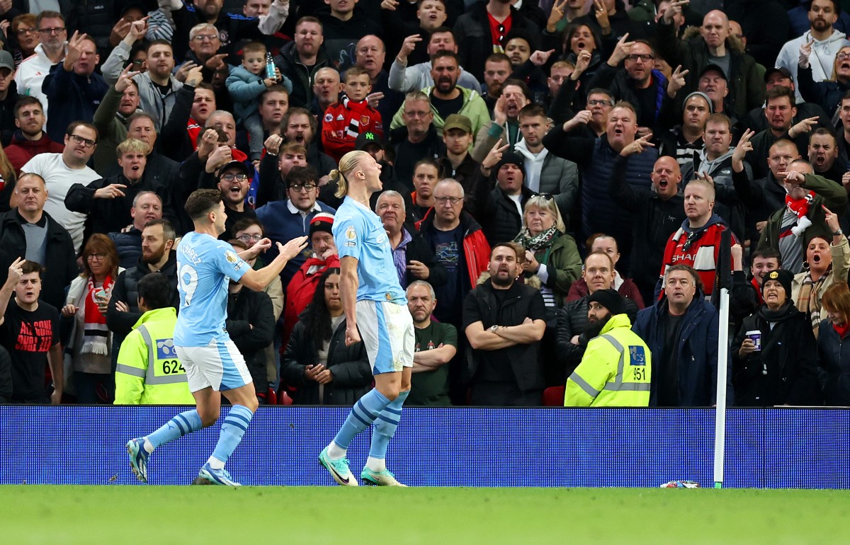 alvarez haaland vs man utd