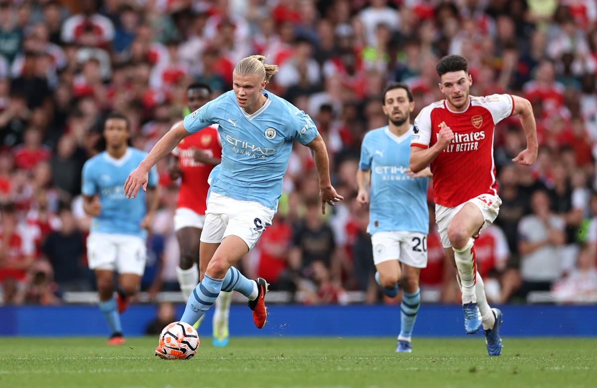 arsenal 1-0 man city erling haaland