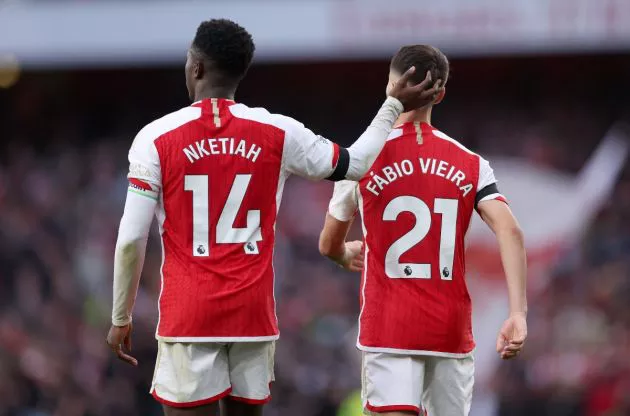 arsenal nketiah vieira