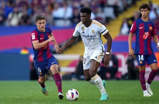 barcelona real madrid tchouameni gavi felix