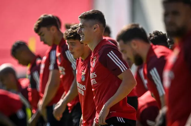 benfica training antonio silva