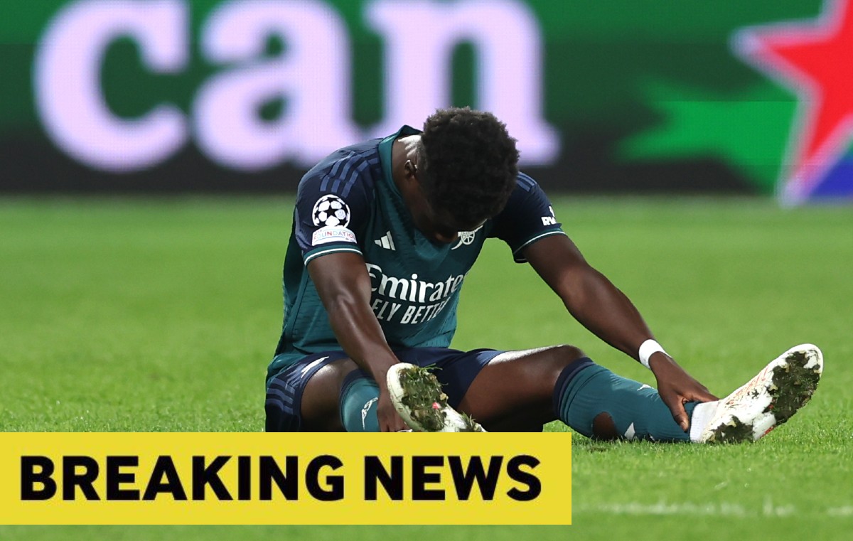 breaking arsenal saka