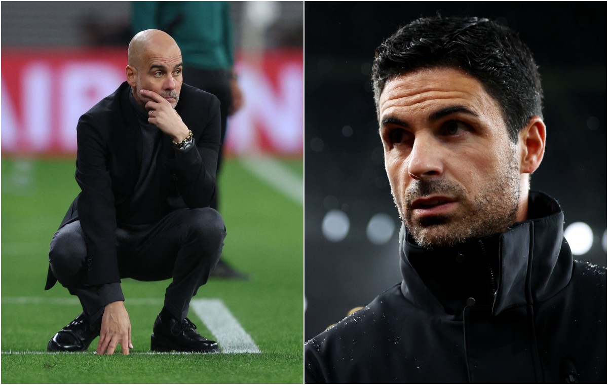 pep guardiola mikel arteta