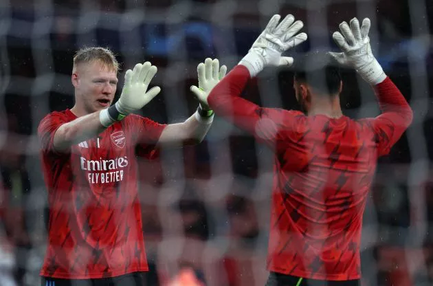 ramsdale and raya goalkeepers arsenal