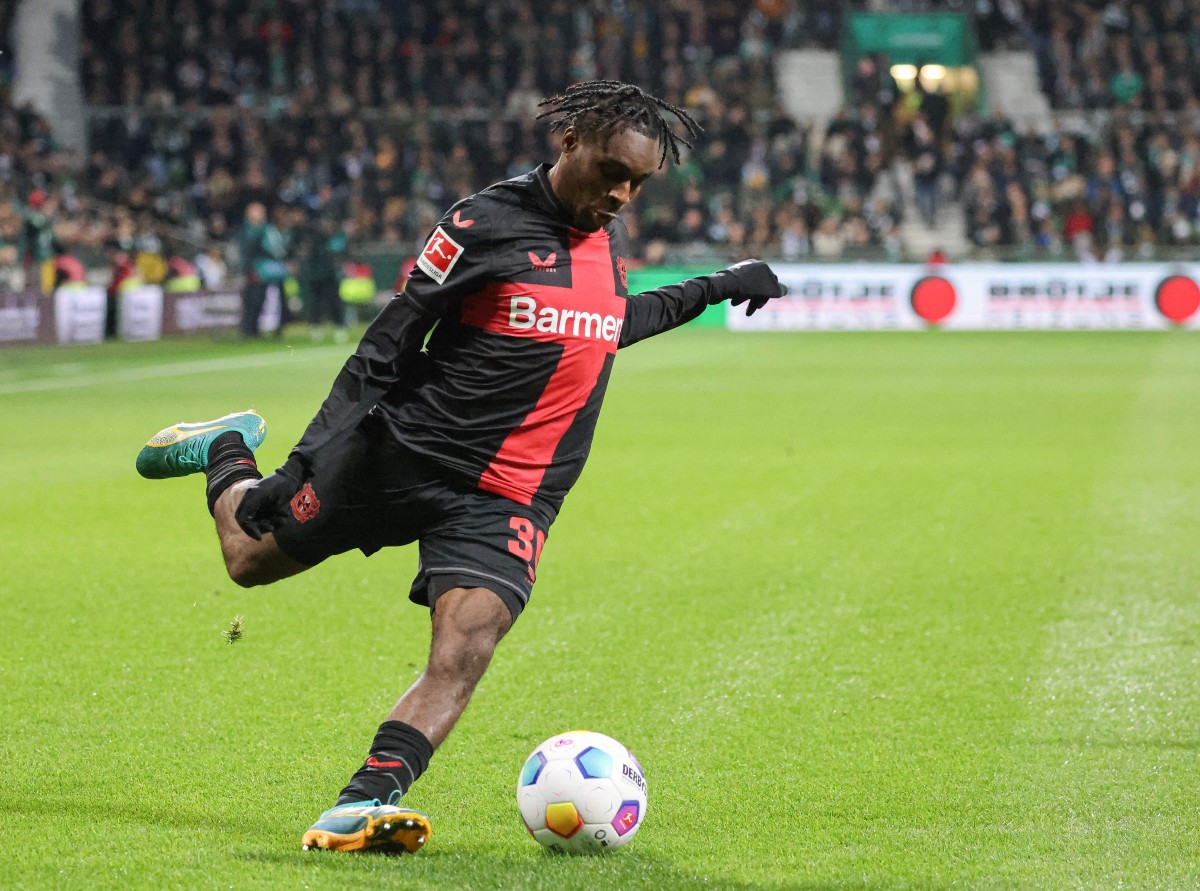 Jeremie Frimpong Bayer Leverkusen 2023-24 Jeremie Frimpong Bayer Leverkusen 2023-24