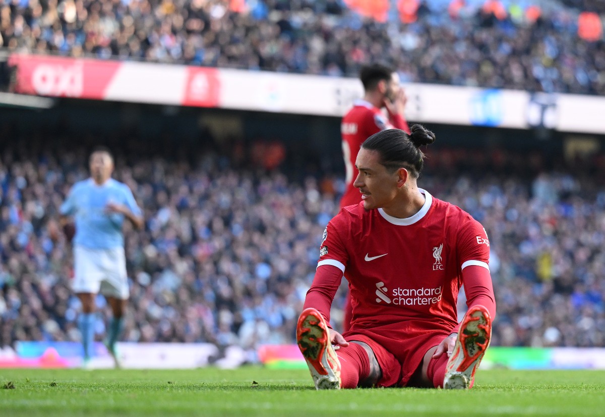 Man City vs Liverpool Darwin Nunez Man City vs Liverpool Darwin Nunez