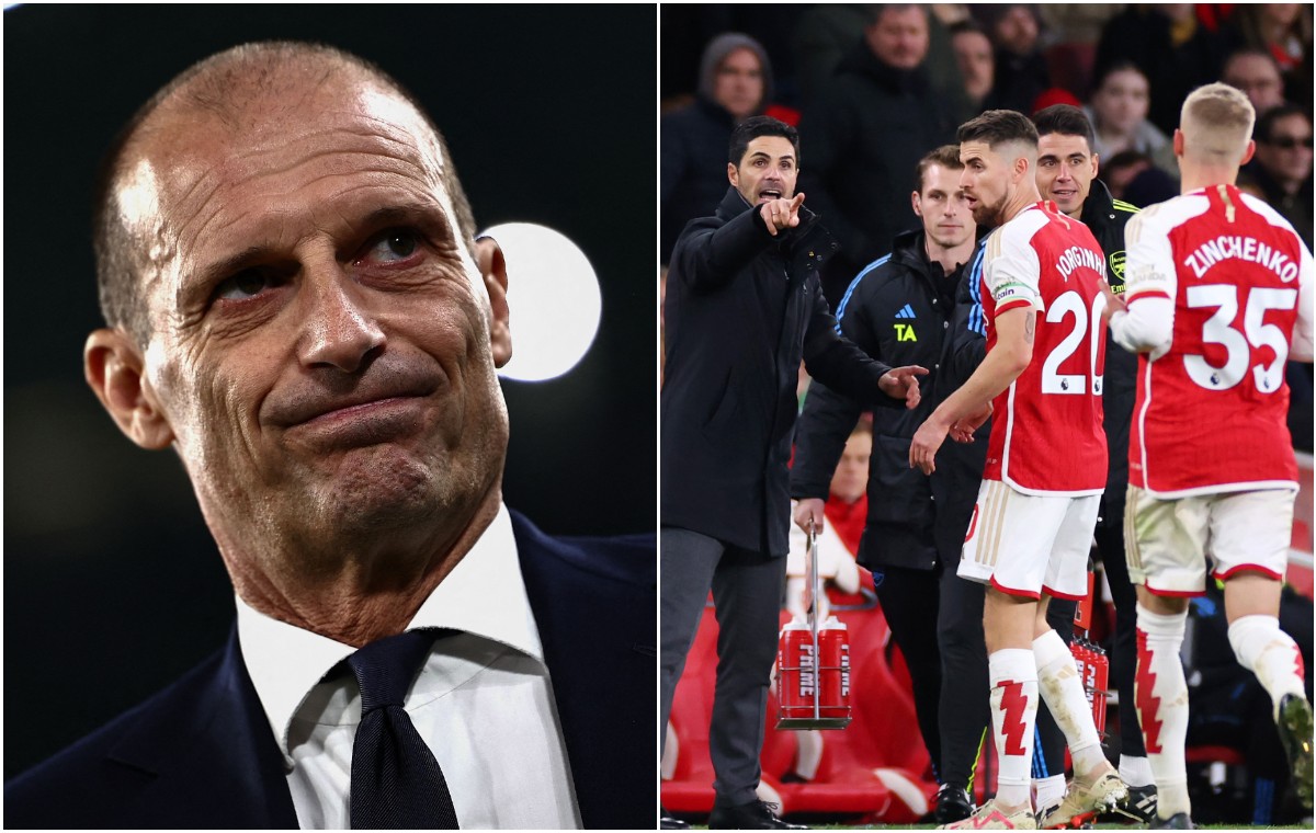 allegri arteta jorginho zinchenko