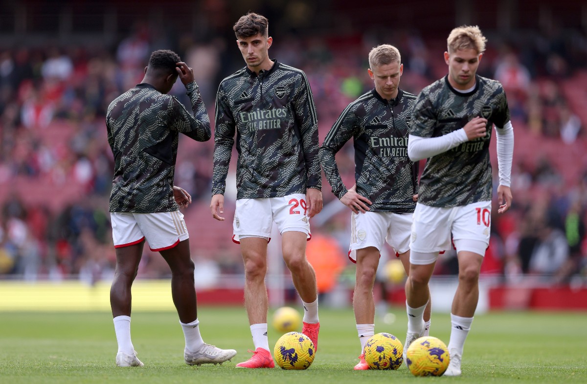 arsenal kai havertz oleksandr zinchenko emile smith rowe