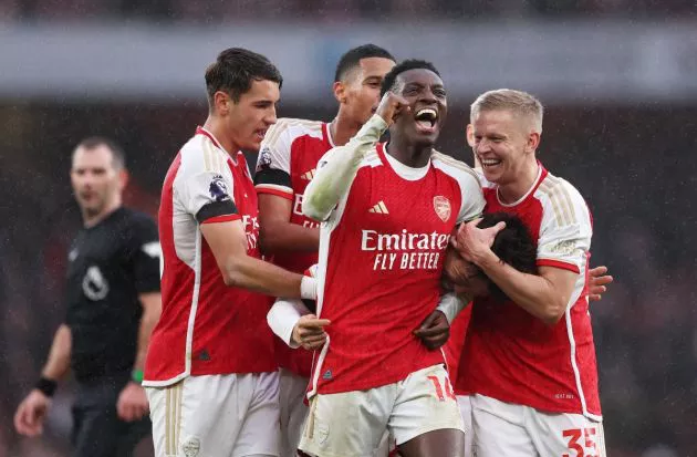 arsenal kiwior zinchenko nketiah