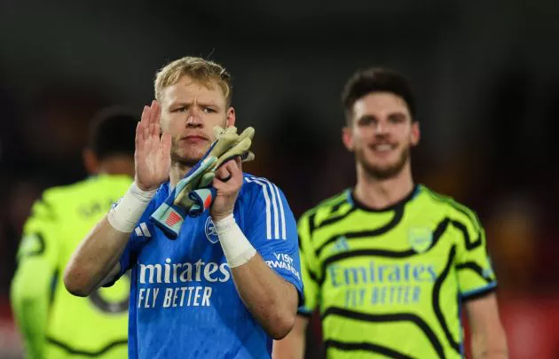 brentford 0-1 arsenal aaron ramsdale declan rice