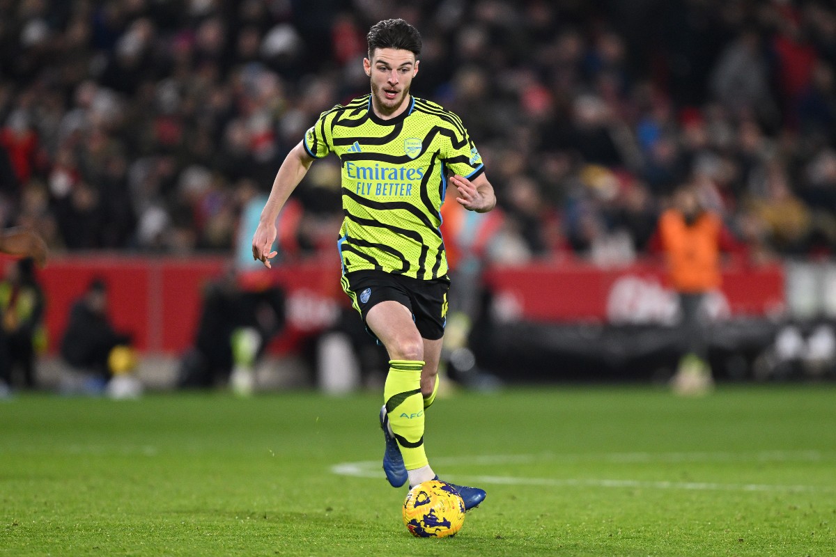 brentford vs arsenal declan rice