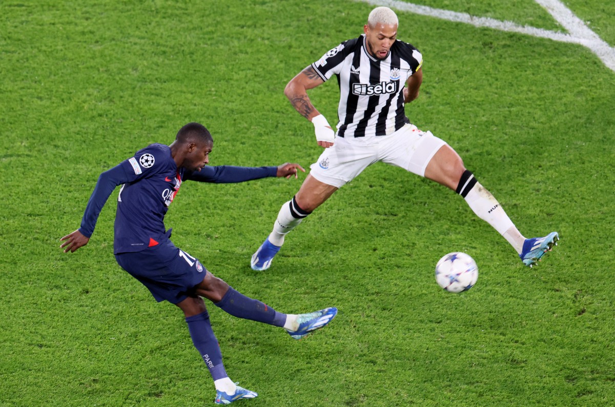 dembele psg newcastle 1-1